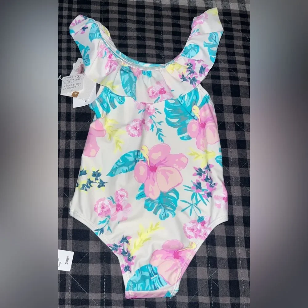 Jessica Simpson Girls Bathing Suit Set